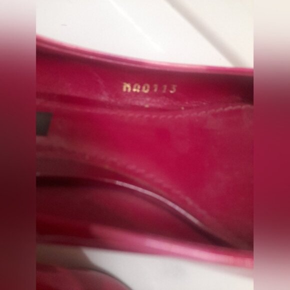 LOUIS VUITTON - Pink Flower Bloom Patent Leather Pump/Heels - Picture 14 of 16